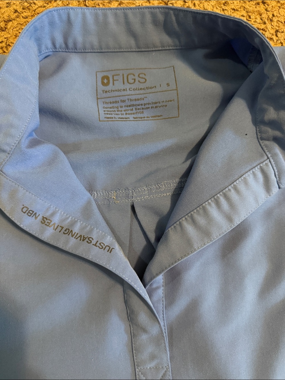 Figs Ceil Blue Oversized Rafaela - Picture 2 of 5